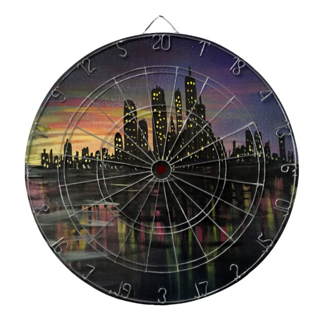 City Lights   Dartboard (Front)