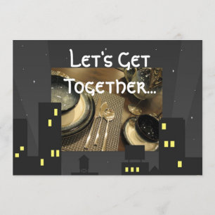 City Lights Dinner Party invitation