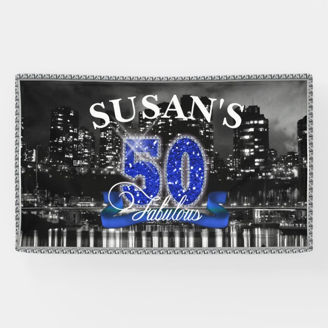 City Lights Fabulous Fifty ID191 Banner (Horizontal)