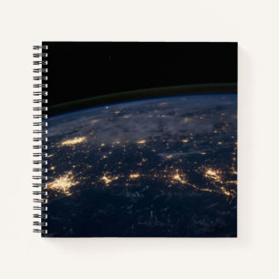 City Lights Of The Southern United States. Notebook