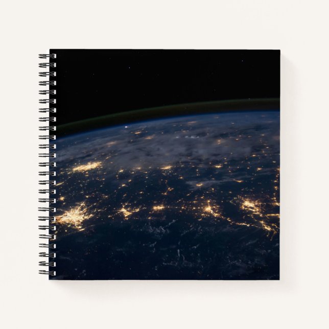 City Lights Of The Southern United States. Notebook (Front)