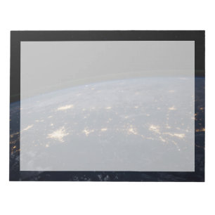 City Lights Of The Southern United States. Notepad