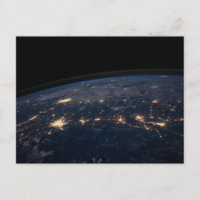 City Lights Of The Southern United States.