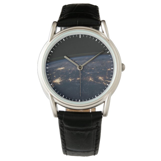 City Lights Of The Southern United States. Watch (Front)