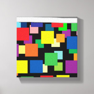 City Lights Stretched Canvas Print