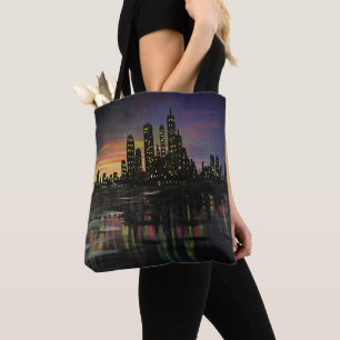 City Lights Tote Bag