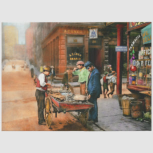 City - Little Italy NY - Mussel Man 1900 Tissue Paper