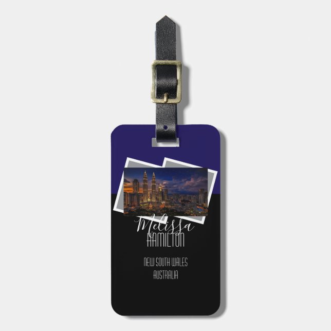 City LT05-0426 Luggage Tag (Front Vertical)