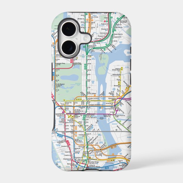 City Map Case Cover (Back)