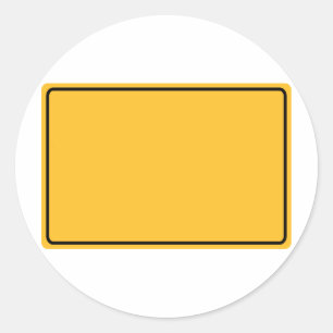 city map for your own text classic round sticker