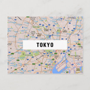 CITY MAP POSTCARDS ♥ Tokyo