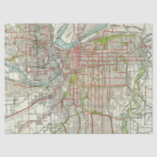 City Map Series Design 10 Tissue Paper