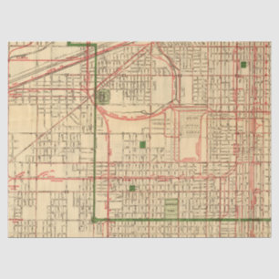 City Map Series Design 1 Tissue Paper