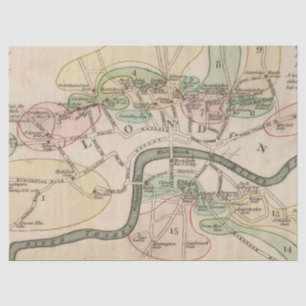 City Map Series Design 8 Tissue Paper