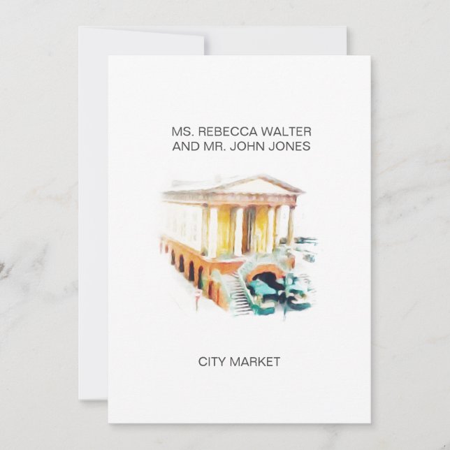 City Market - Charleston Holiday Card (Front)