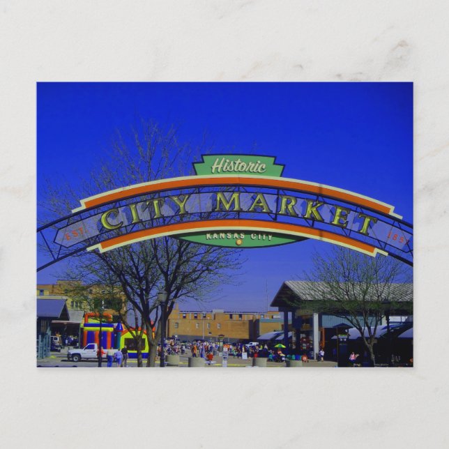 City Market post card (Front)