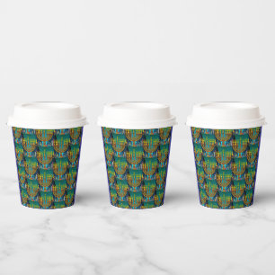 City Menorah Paper Cups