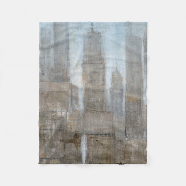 City Midst I Fleece Blanket (Front)