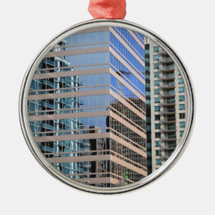 City Modern Architecture Metal Tree Decoration