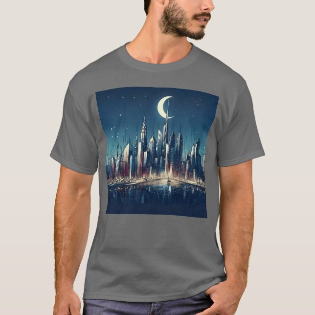 city Moon gift T-Shirt (Front)