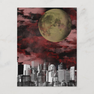City Moon Postcard