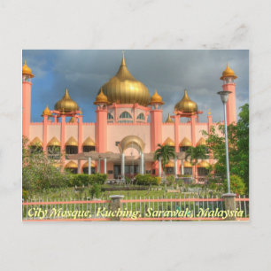 City Mosque, Kuching, Sarawak, Malaysia Postcard
