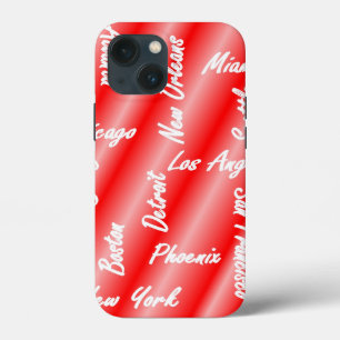 City Names - USA - iPhone Case