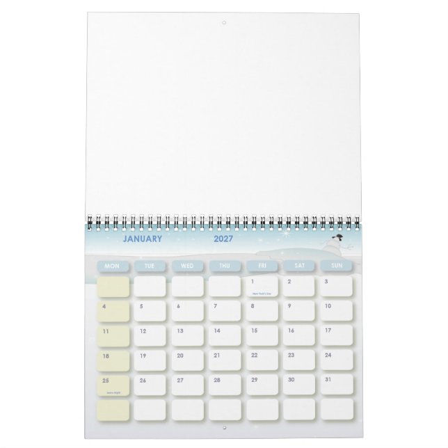 CITY NEON GIRL CALENDAR (Jan 2027)