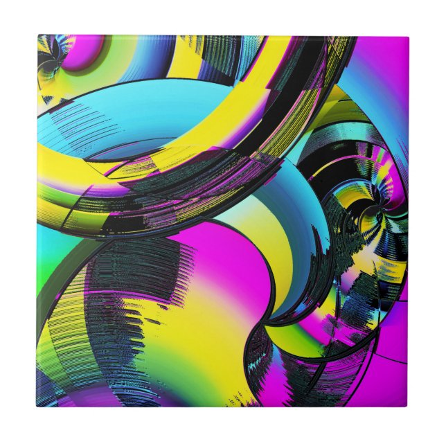 City Neon Lights Tile (Front)