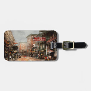 City - New Orleans - A look at St Charles Ave 1910 Luggage Tag
