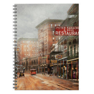 City - New Orleans - A look at St Charles Ave 1910 Notebook