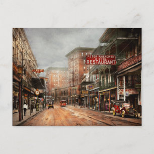 City - New Orleans - A look at St Charles Ave 1910 Postcard