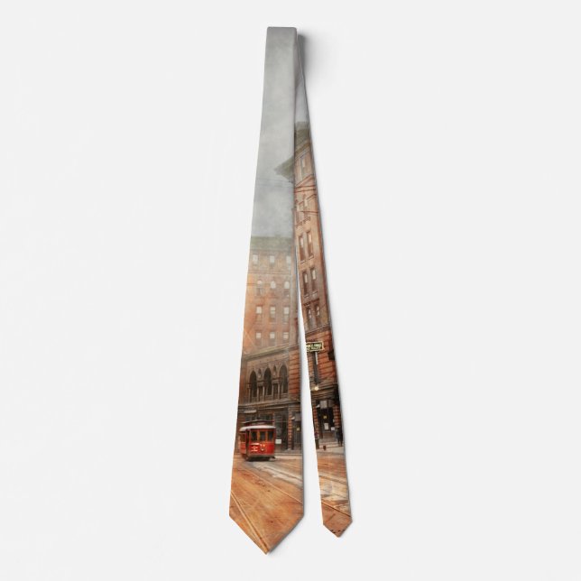 City - New Orleans - A look at St Charles Ave 1910 Tie (Front)