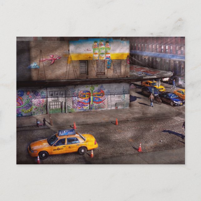 City - New York - Greenwich Village - Life's colou Postcard (Front)