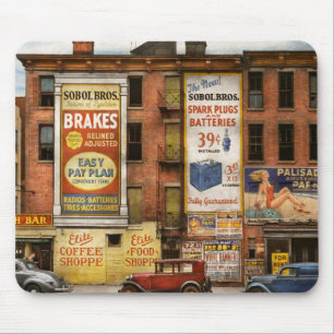 City - New York NY - Elite lunch bar 1938 Mouse Mat