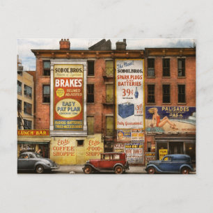City - New York NY - Elite lunch bar 1938 Postcard