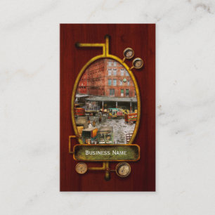 City - New York NY - Stuck in a rut 1920 Business Card
