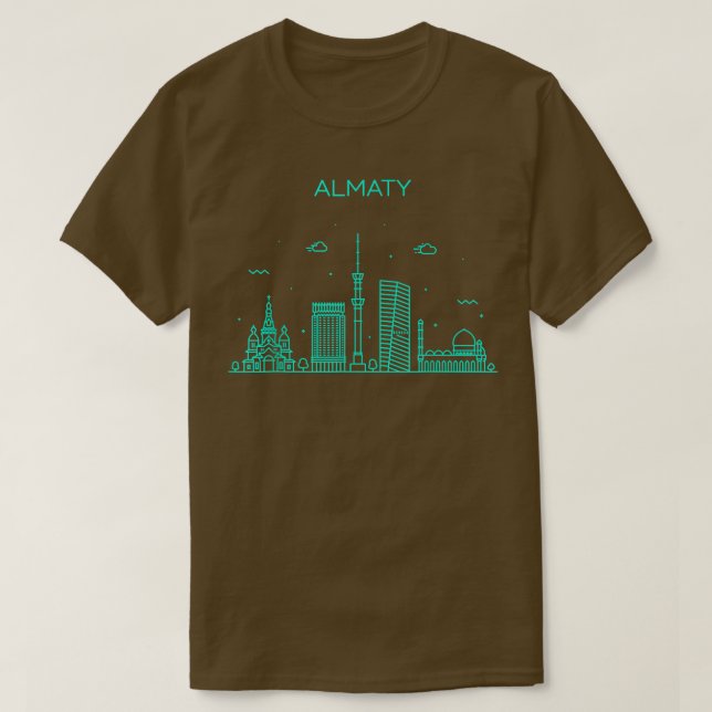 City Night Almaty  T-Shirt (Design Front)