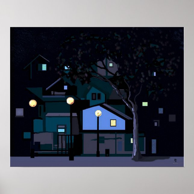 city nights poster (Front)