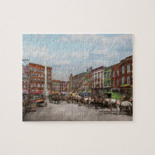 City - Norfolk Va - Hardware and Liquor - 1905 Jigsaw Puzzle