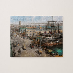 City - NY - South Street Seaport - 1901 Jigsaw Puzzle
