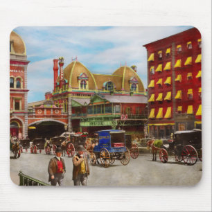 City - NY - The Grand Central Depot 1890 Mouse Mat