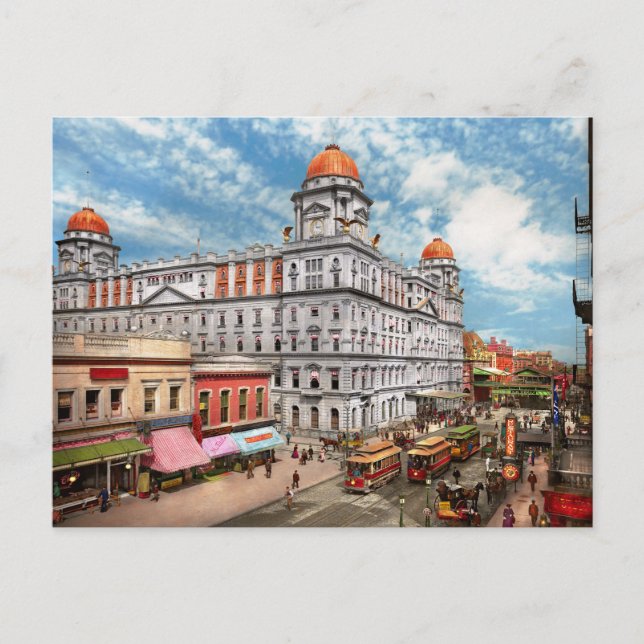 City - NY - The short lived Grand Central 1900 Postcard (Front)