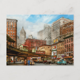 City - NY - Welcome to the big city 1941 Postcard