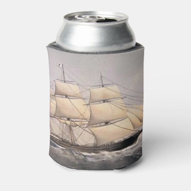City of Adelaide Clipper ship 1800s Can Cooler (Can Back)