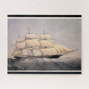 City of Adelaide Clipper ship 1800s Jigsaw Puzzle