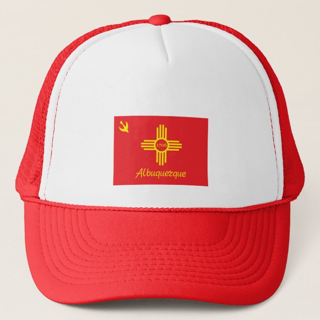 City of Albuquerque flag Trucker Hat (Front)