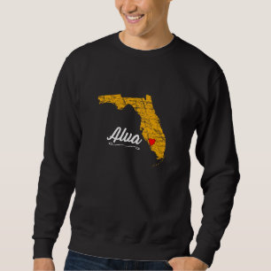 City Of Alva Florida Fl Merch Souvenir Graphic Sweatshirt