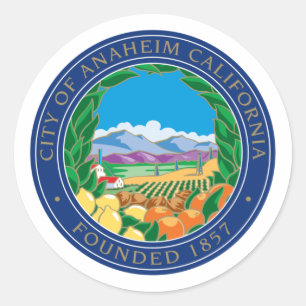 City of Anaheim, California Founded 1857 Seal