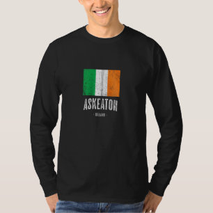 City Of Askeaton Ireland Men Women Kids Irish Flag T-Shirt